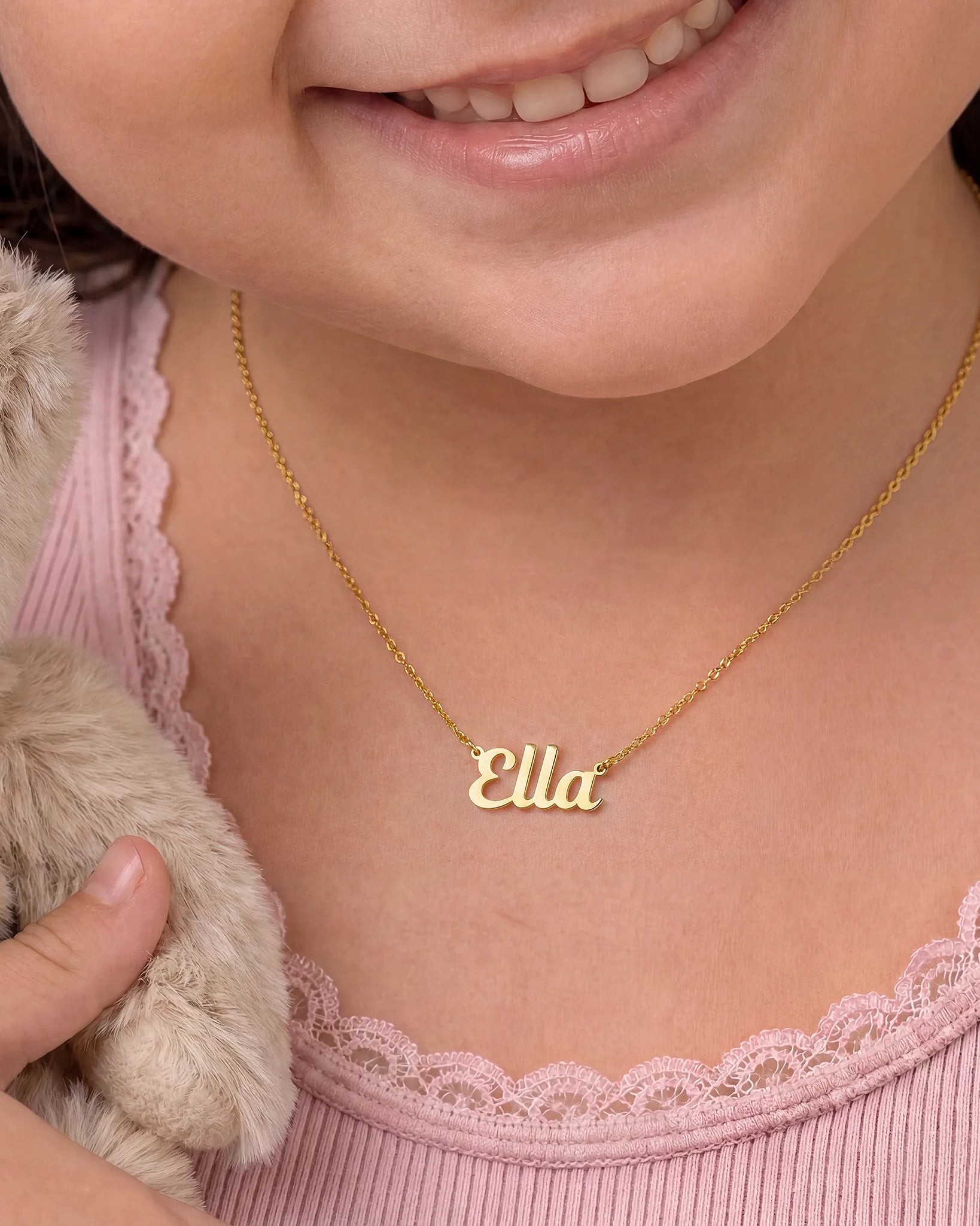 Me & My Bear - Child & Toy Matching Necklace Set