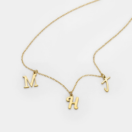 Triple Initial Necklace