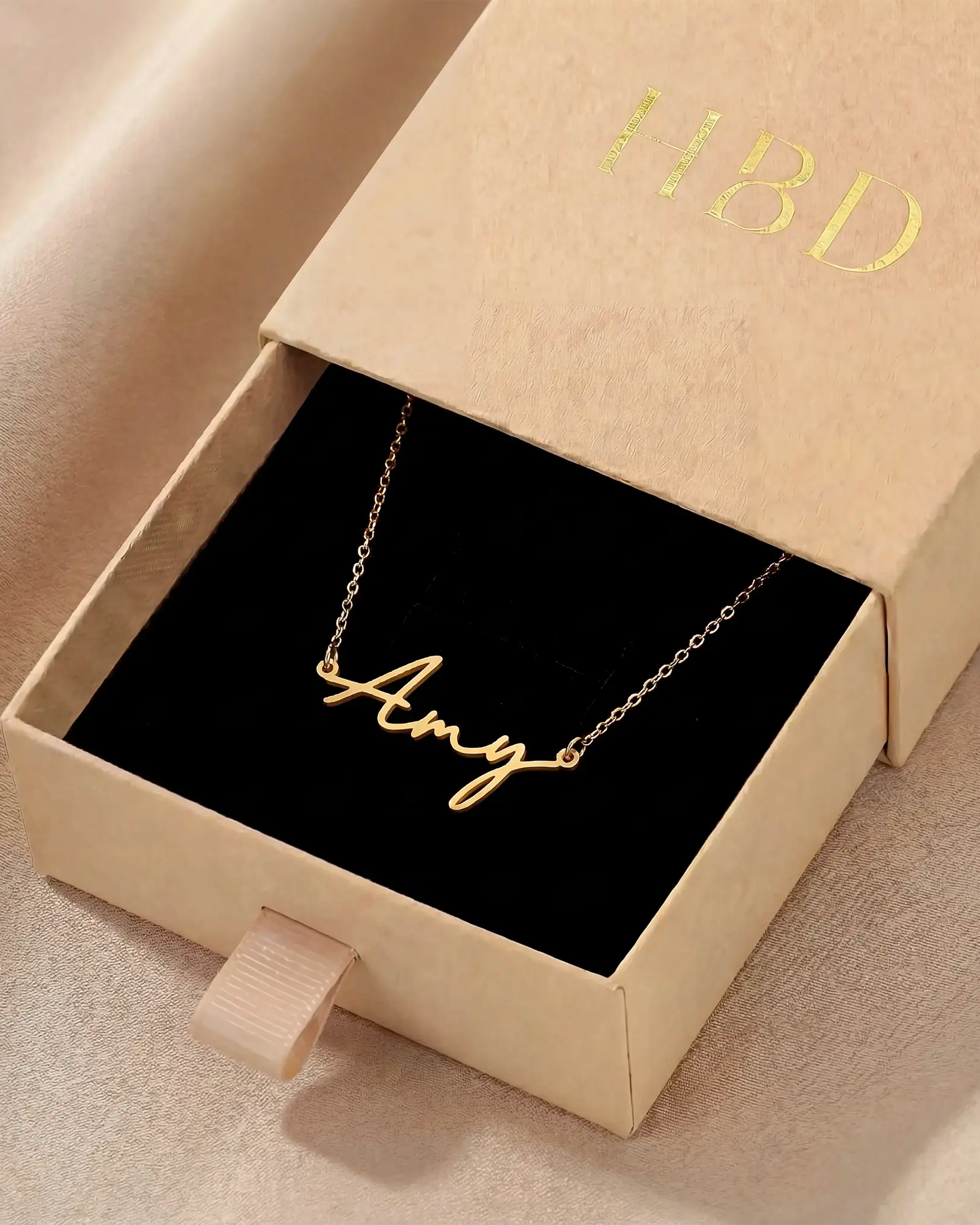 Personalised Name Necklace in Gold, Silver or Vermeil