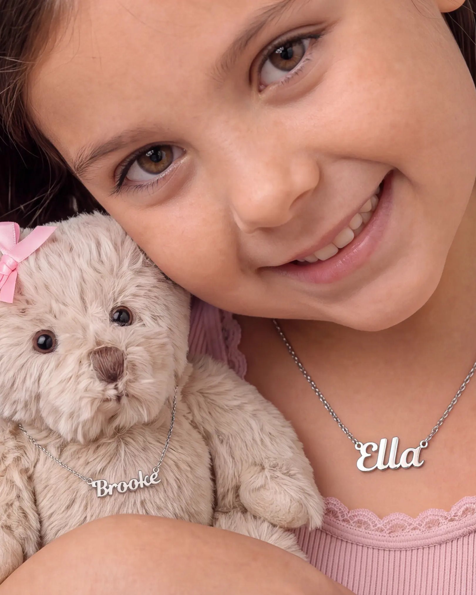 Me & My Bear - Child & Toy Matching Necklace Set