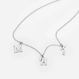 Triple Initial Necklace