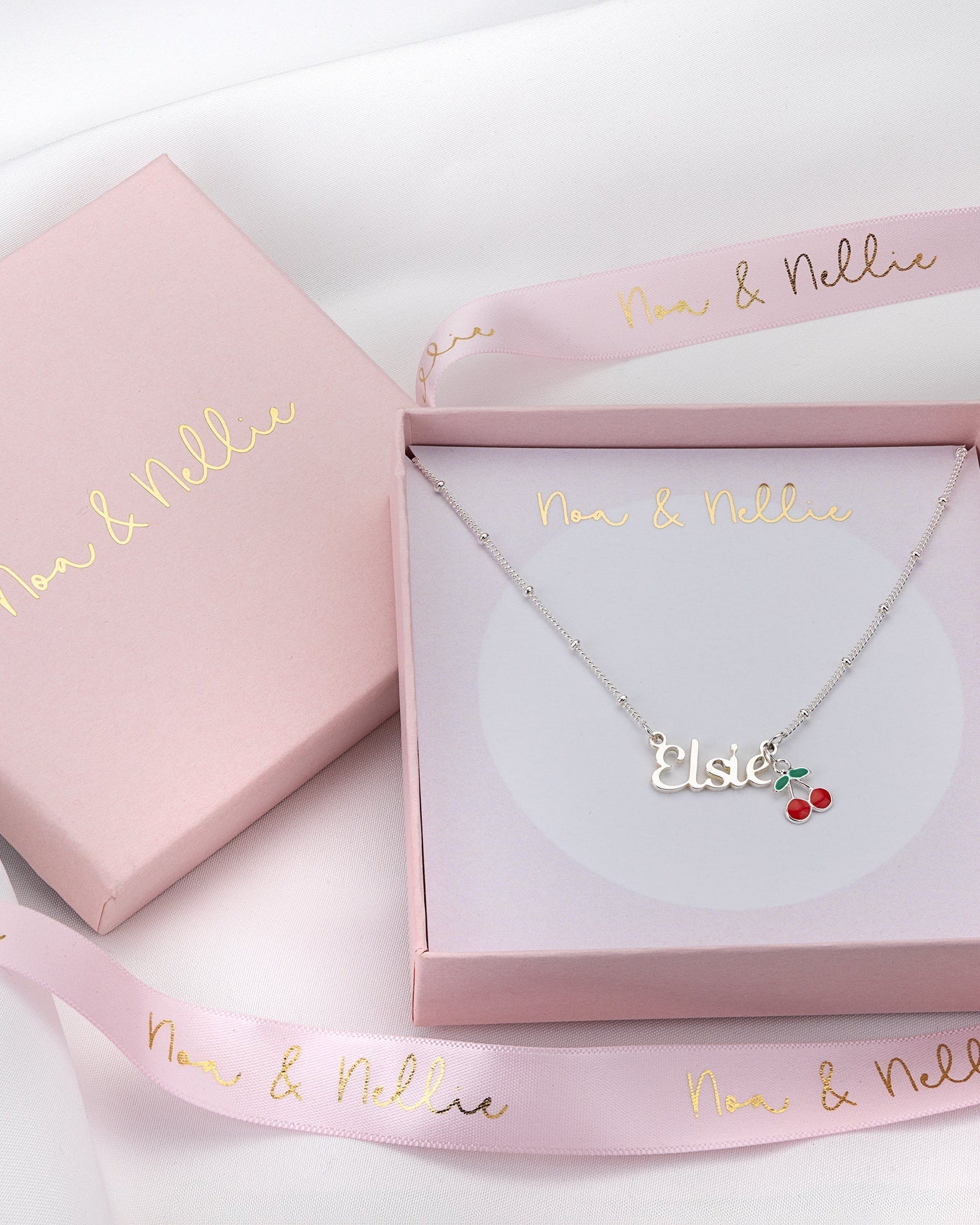 Custom Kids Name Necklace – Personalised Children’s Jewellery in Gold or Silver – Font2