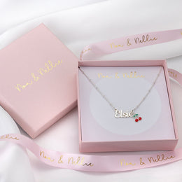 Custom Kids Name Necklace – Personalised Children’s Jewellery in Gold or Silver – Font2