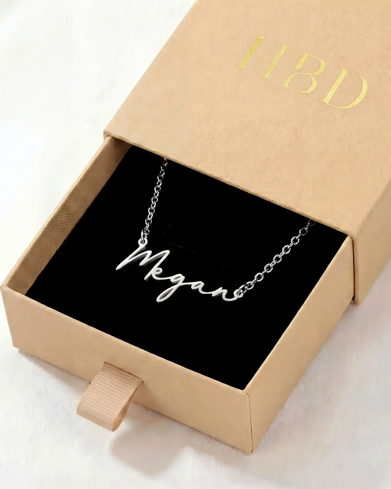 Personalised Name Necklace in Gold, Silver or Vermeil