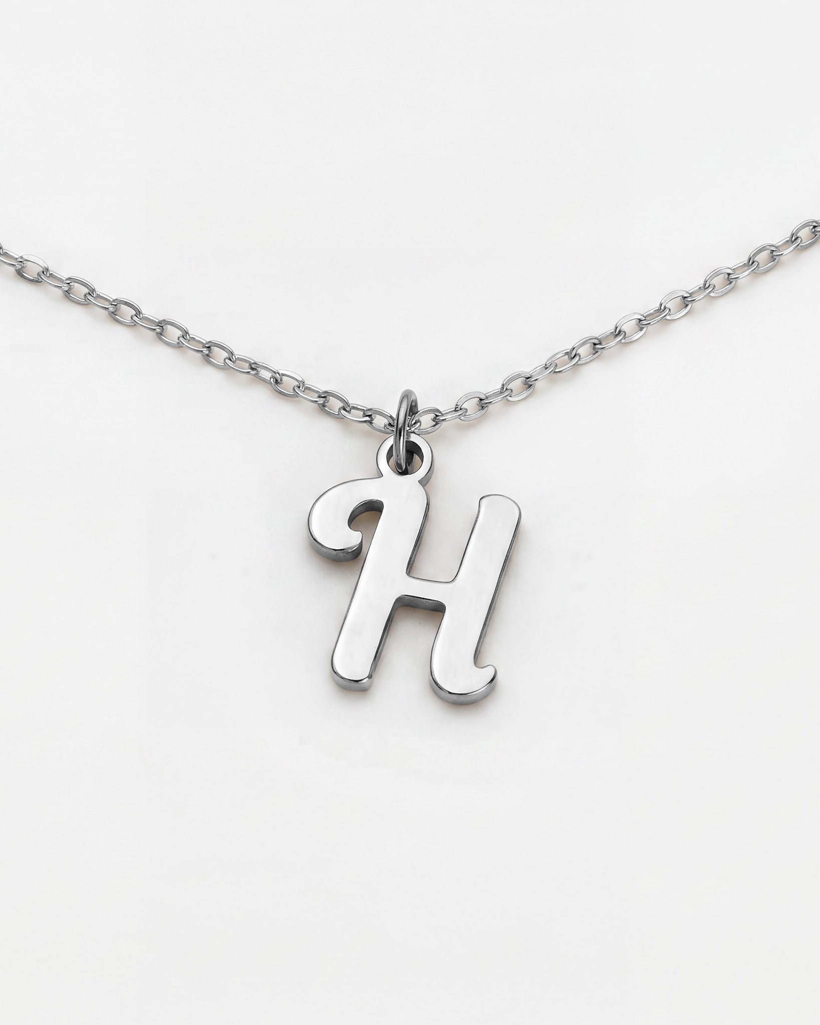Single Initial Necklace in 18ct Gold, Sterling Silver or Gold Vermeil