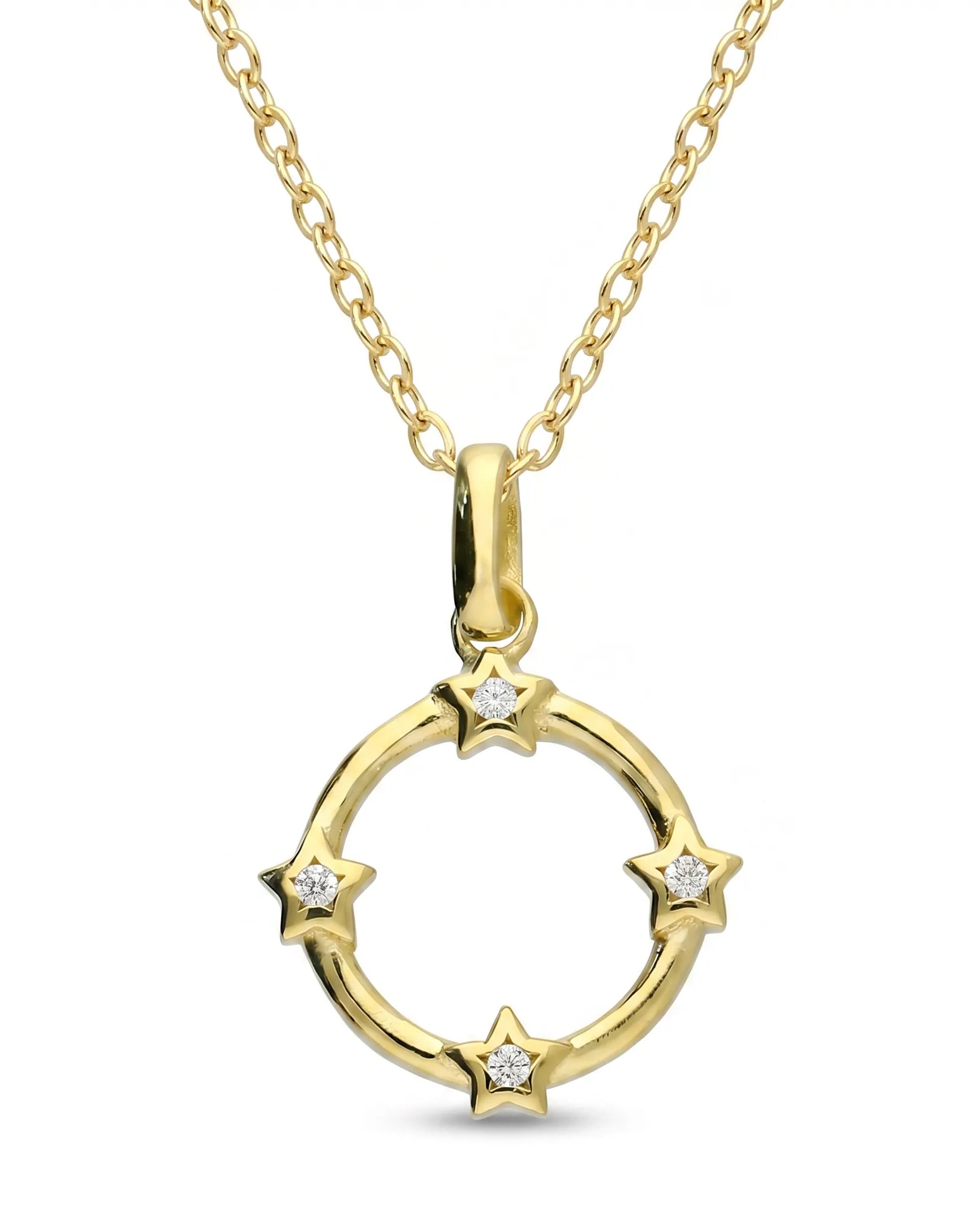 Star Circle Pendant