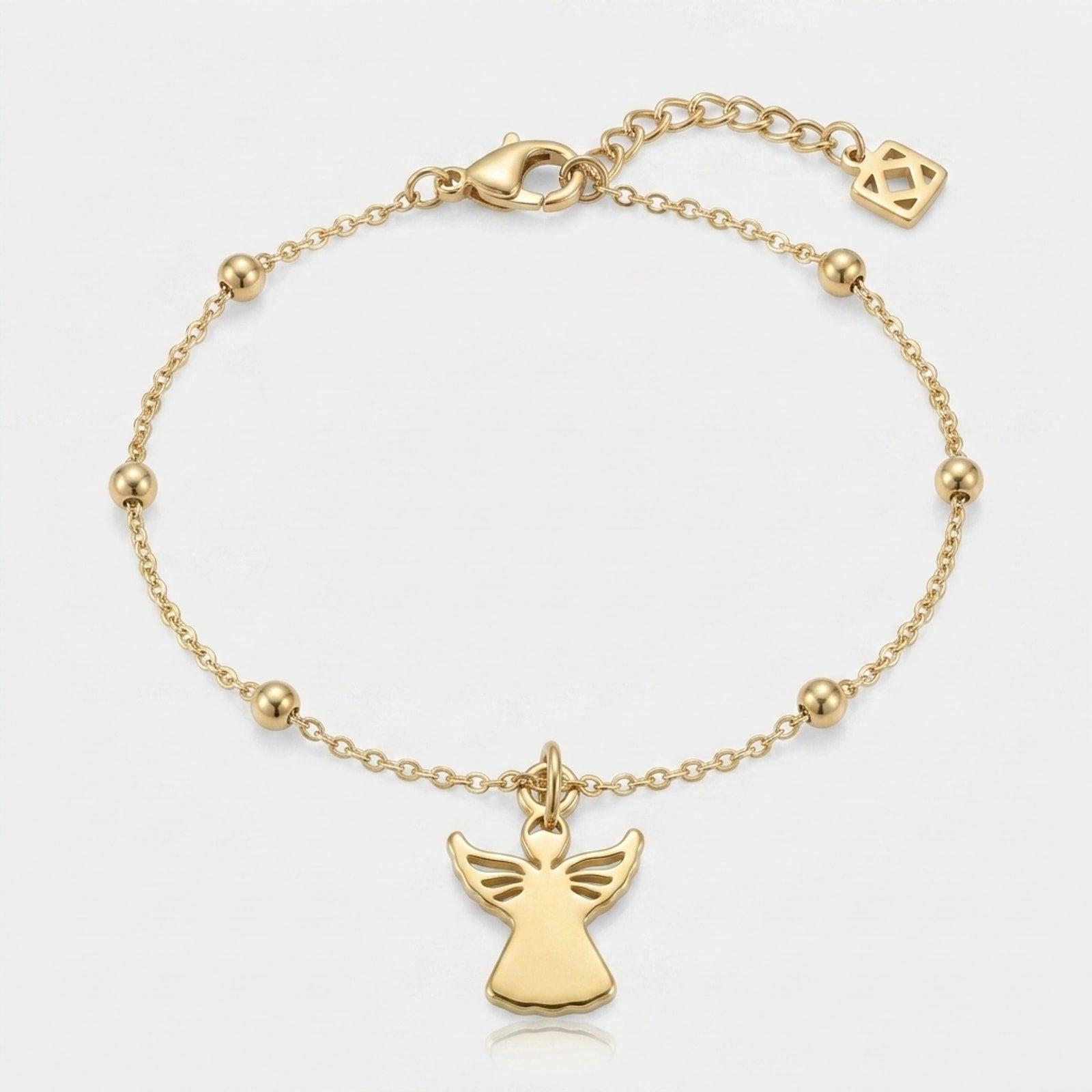 Angel Charm Necklace & Bracelet