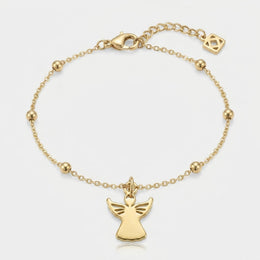 Angel Charm Necklace & Bracelet