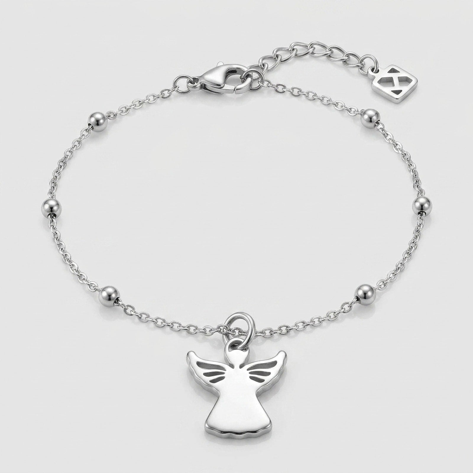 Angel Charm Necklace & Bracelet