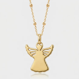 Angel Charm Necklace & Bracelet