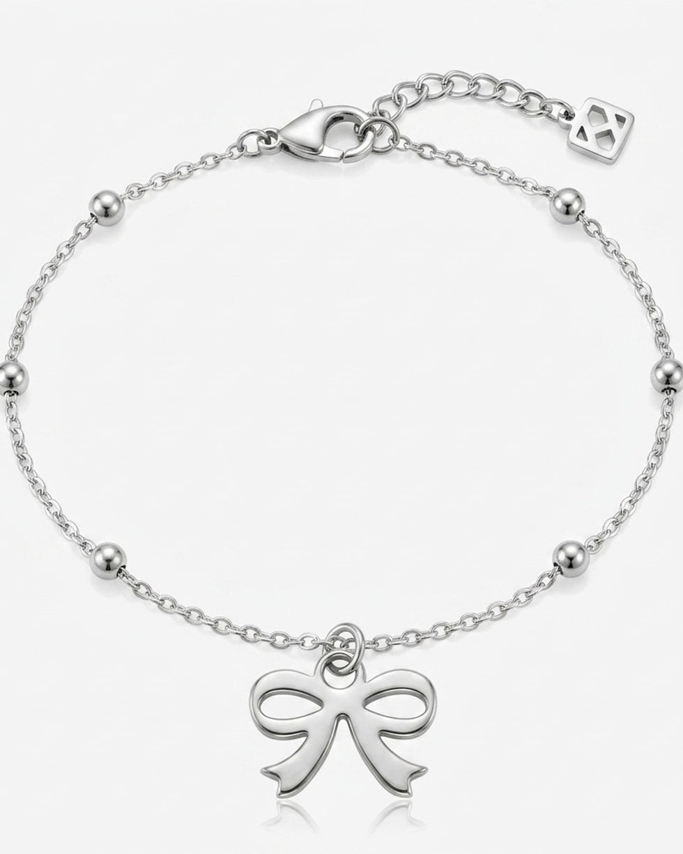 Bow Charm Necklace & Bracelet