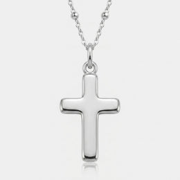 Cross Charm Necklace & Bracelet
