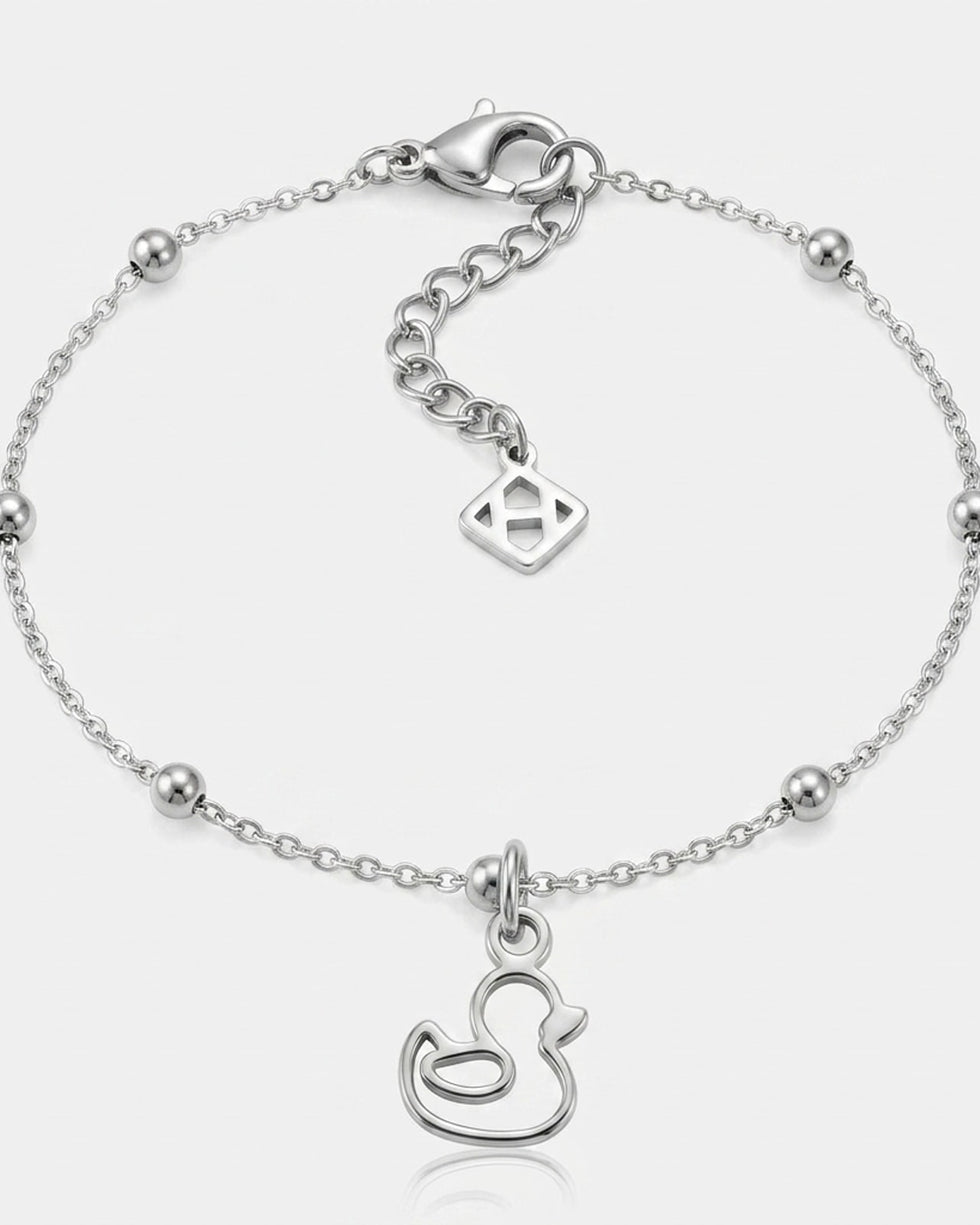 Duck Charm Necklace & Bracelet