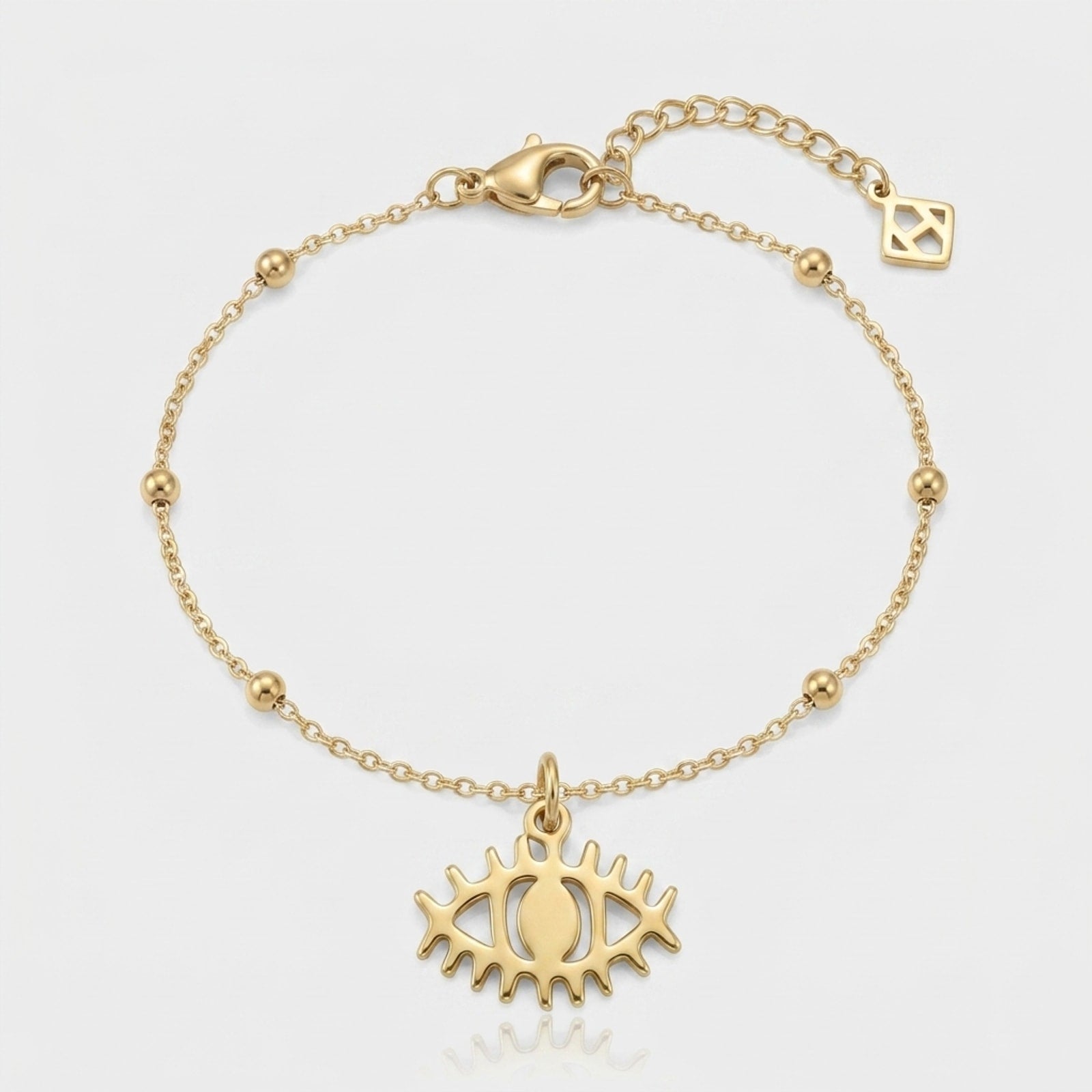 Evil Eye Charm Necklace & Bracelet