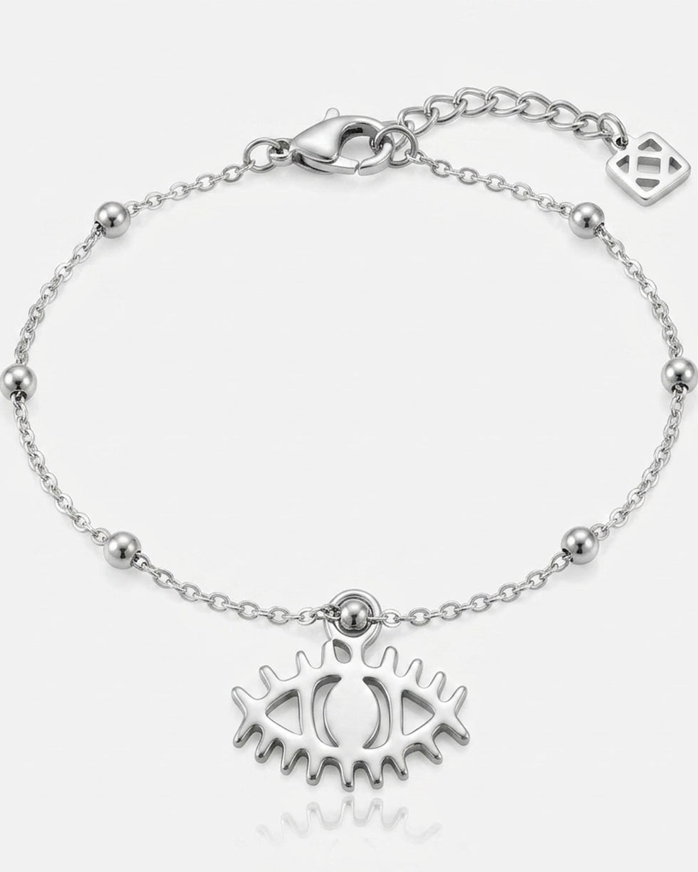 Evil Eye Charm Necklace & Bracelet