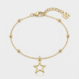 Hollow Star Charm Necklace & Bracelet