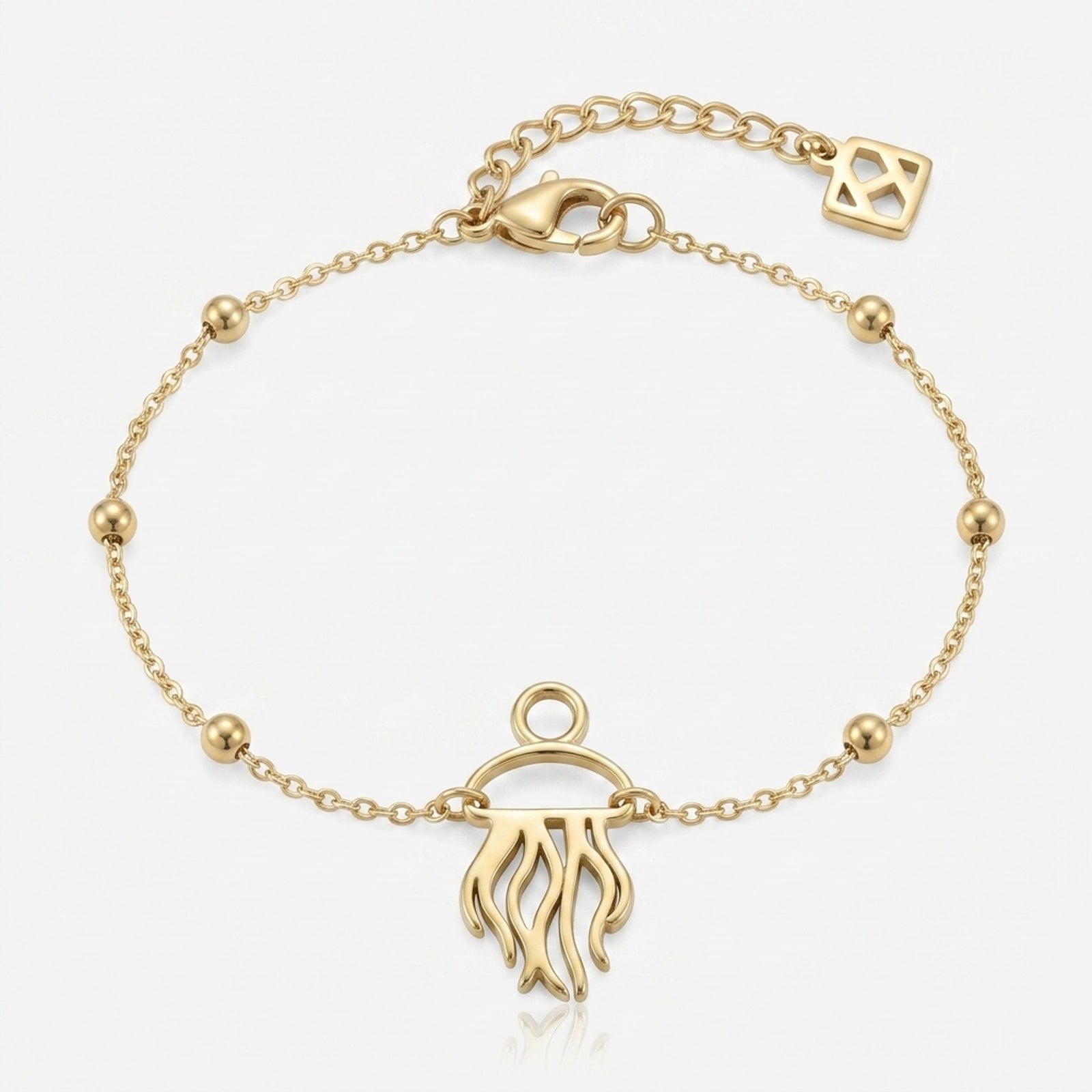 Jellyfish Charm Necklace & Bracelet