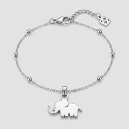 Lucky Elephant Charm Necklace & Bracelet
