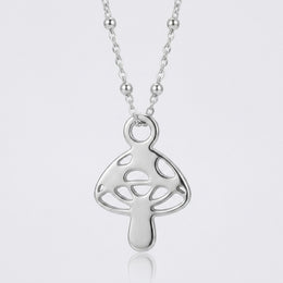 Mushroom Charm Necklace & Bracelet