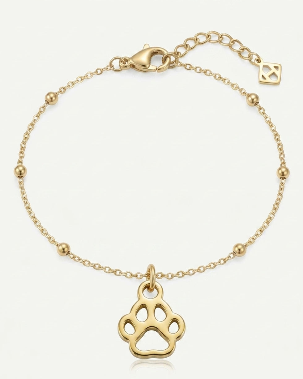 Paw Charm Necklace & Bracelet