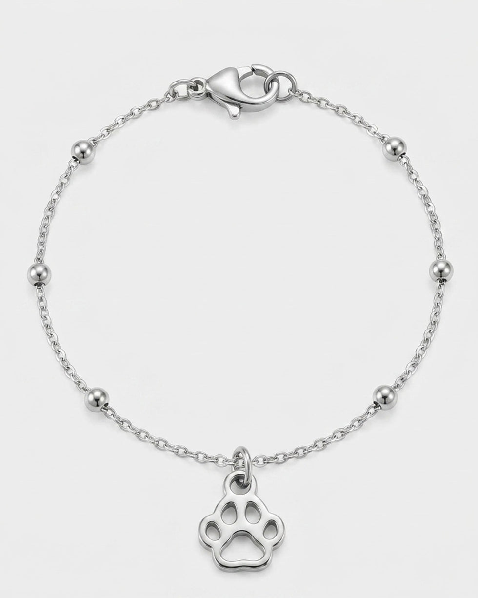 Paw Charm Necklace & Bracelet