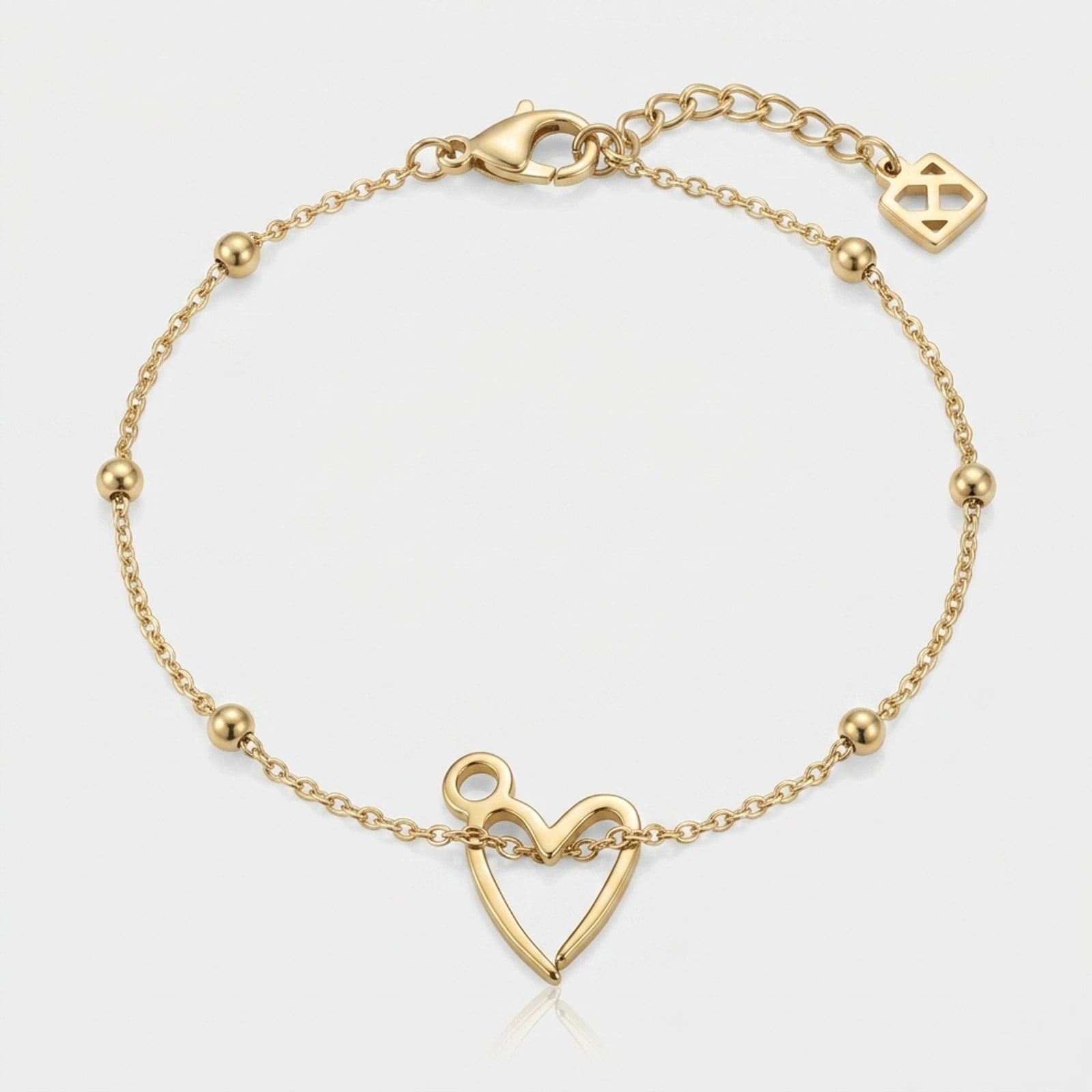 Signature Heart Charm Necklace & Bracelet