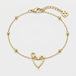Signature Heart Charm Necklace & Bracelet