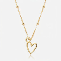 Signature Heart Charm Necklace & Bracelet