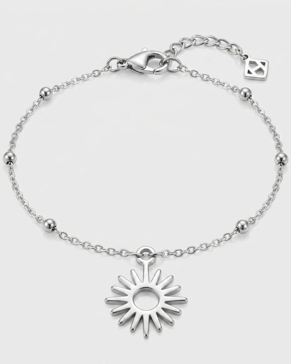 Sun Charm Necklace & Bracelet