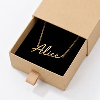 Alice Name Necklace