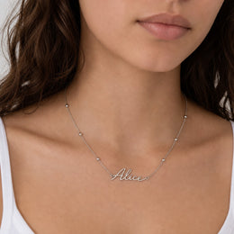 Alice Name Necklace | 18ct Gold, Silver & Vermeil | Ready to Ship