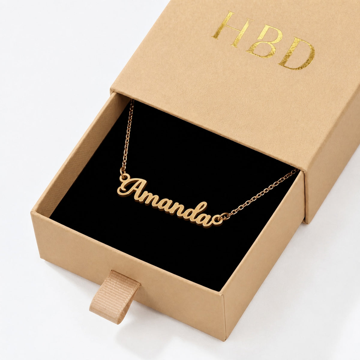 Amanda Name Necklace | 18ct Gold, Silver & Vermeil | Ready to Ship