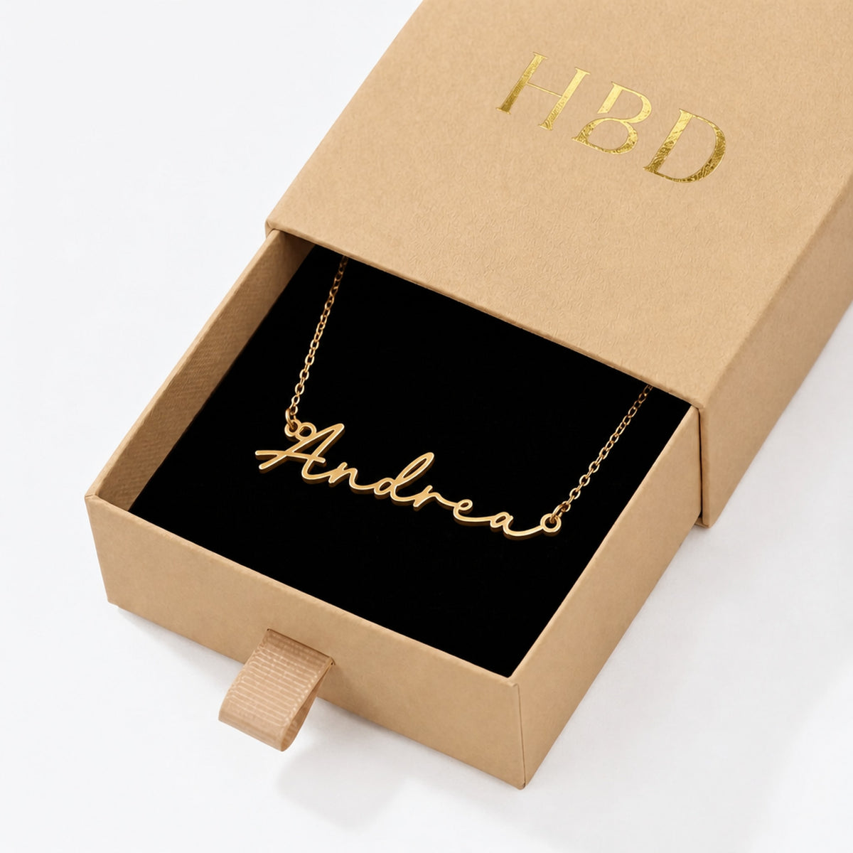 Andrea Name Necklace | 18ct Gold, Silver & Vermeil | Ready to Ship