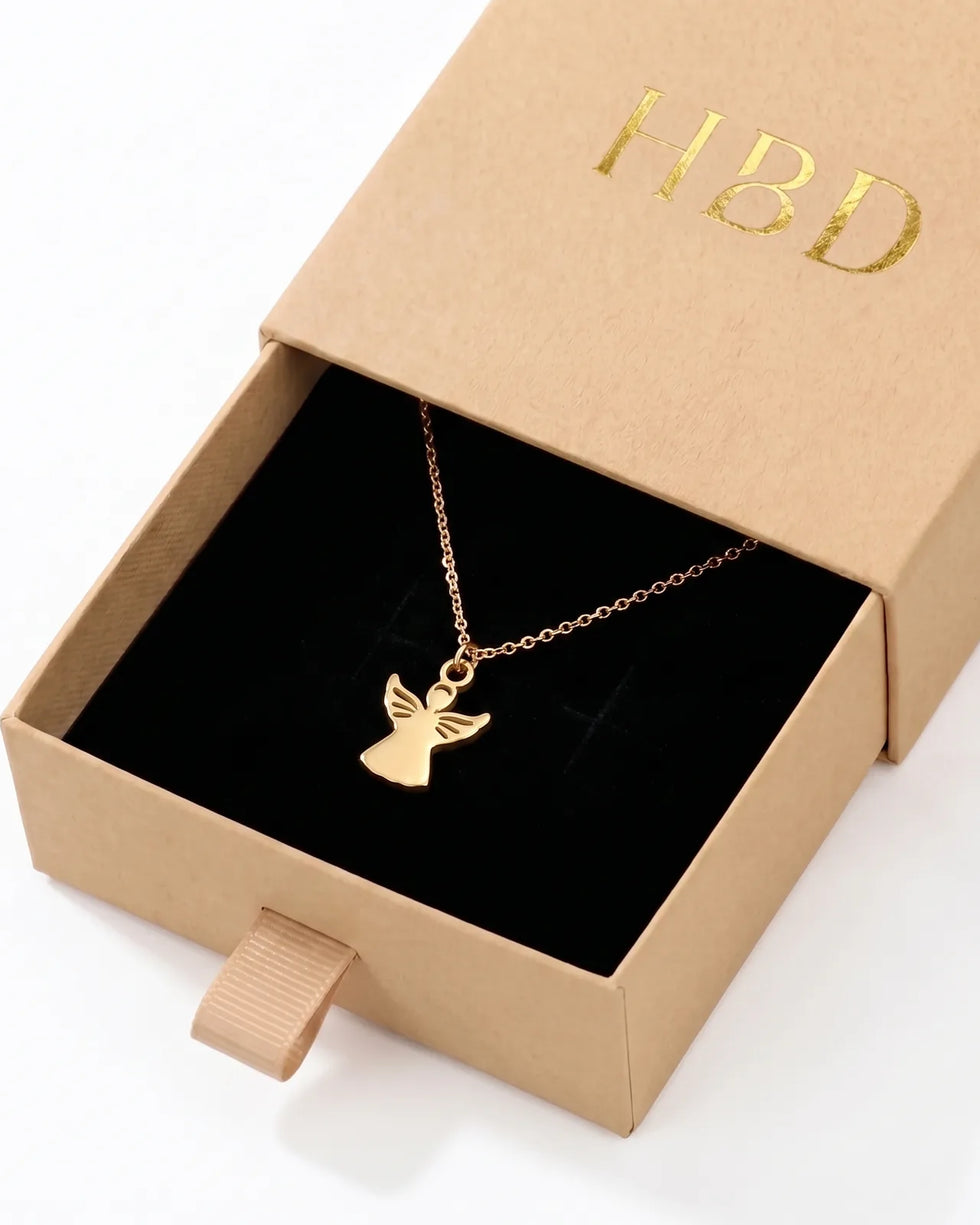 Angel Charm Necklace & Bracelet