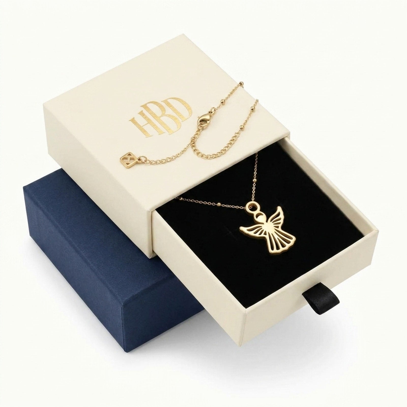 Angel Charm Necklace & Bracelet