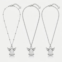 Angel Charm Necklace & Bracelet