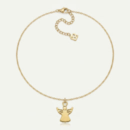 Angel Charm Necklace & Bracelet