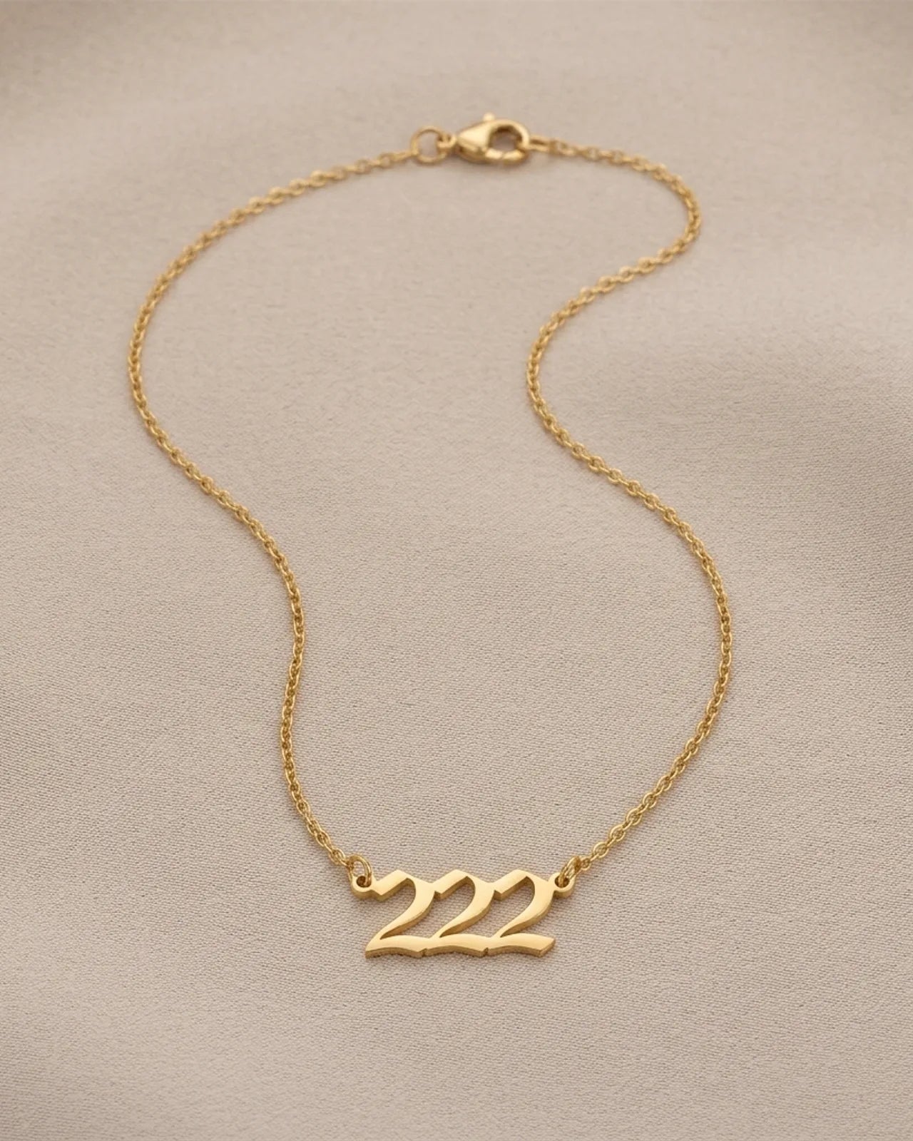 Custom Angel Number Necklace – Personalised Jewellery – Up to 4 Digits