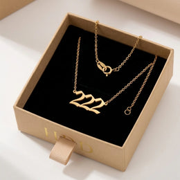 Custom Angel Number Necklace – Personalised Jewellery – Up to 4 Digits