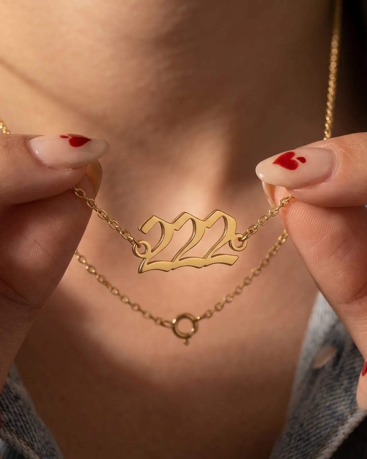 Custom Angel Number Necklace – Personalised Jewellery – Up to 4 Digits