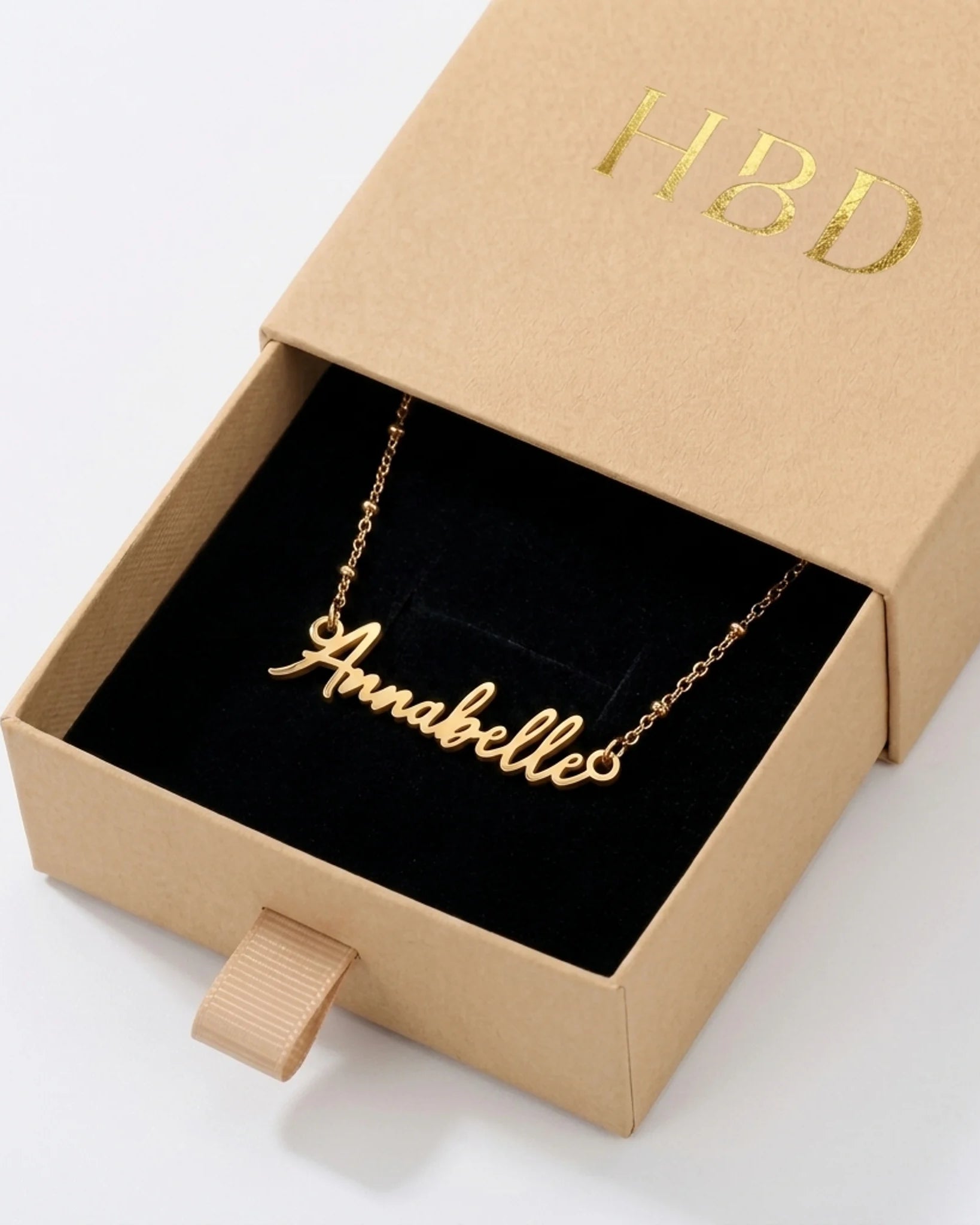 Annabelle Name Necklace | 18ct Gold, Silver & Vermeil | Ready to Ship
