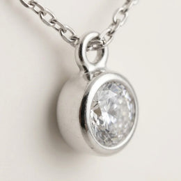 April Birthstone Necklace | Crystal, Gold & Silver