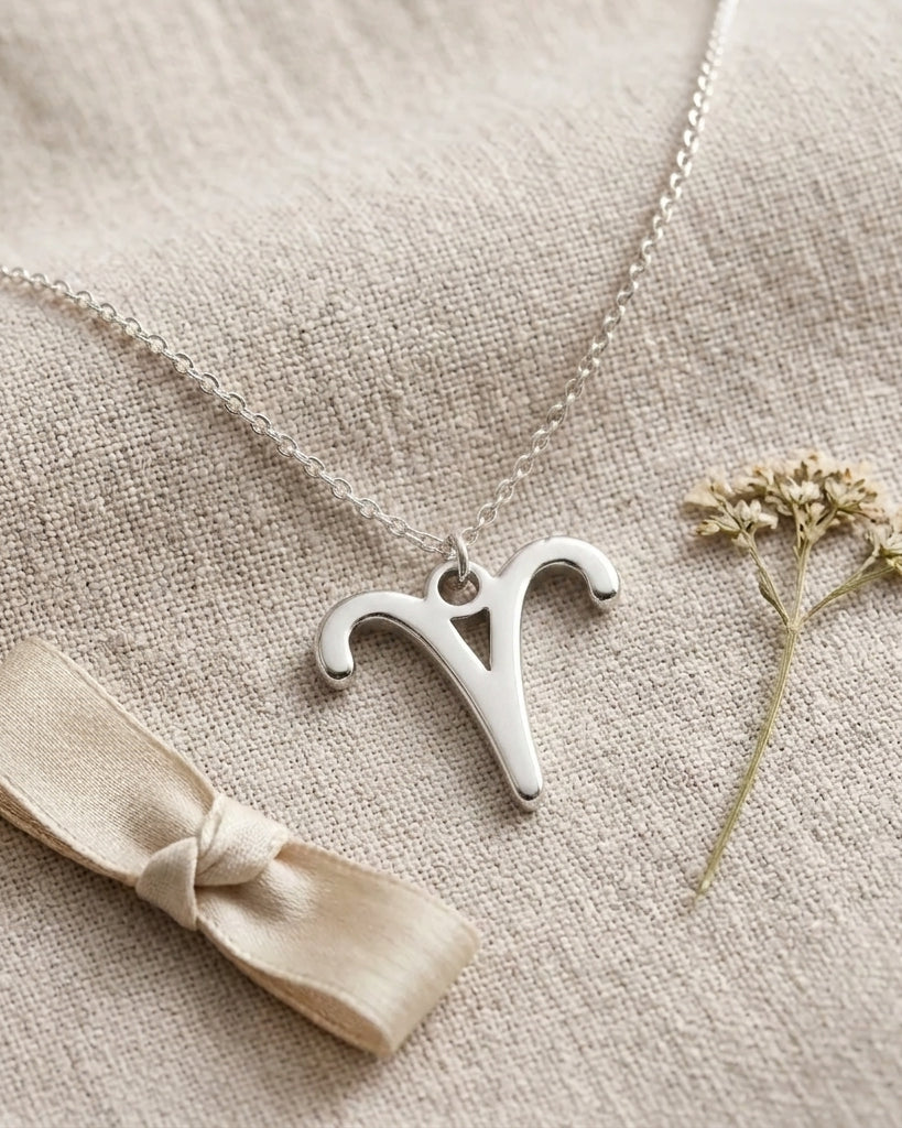 Aries Zodiac Necklace | Star Sign Pendant, Gold & Silver