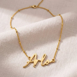 Arlo Name Necklace | 18ct Gold, Silver & Vermeil | Ready to Ship
