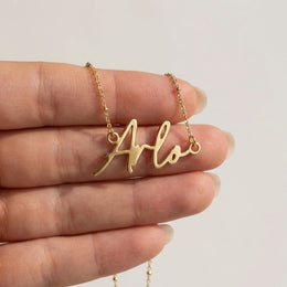 Arlo Name Necklace | 18ct Gold, Silver & Vermeil | Ready to Ship