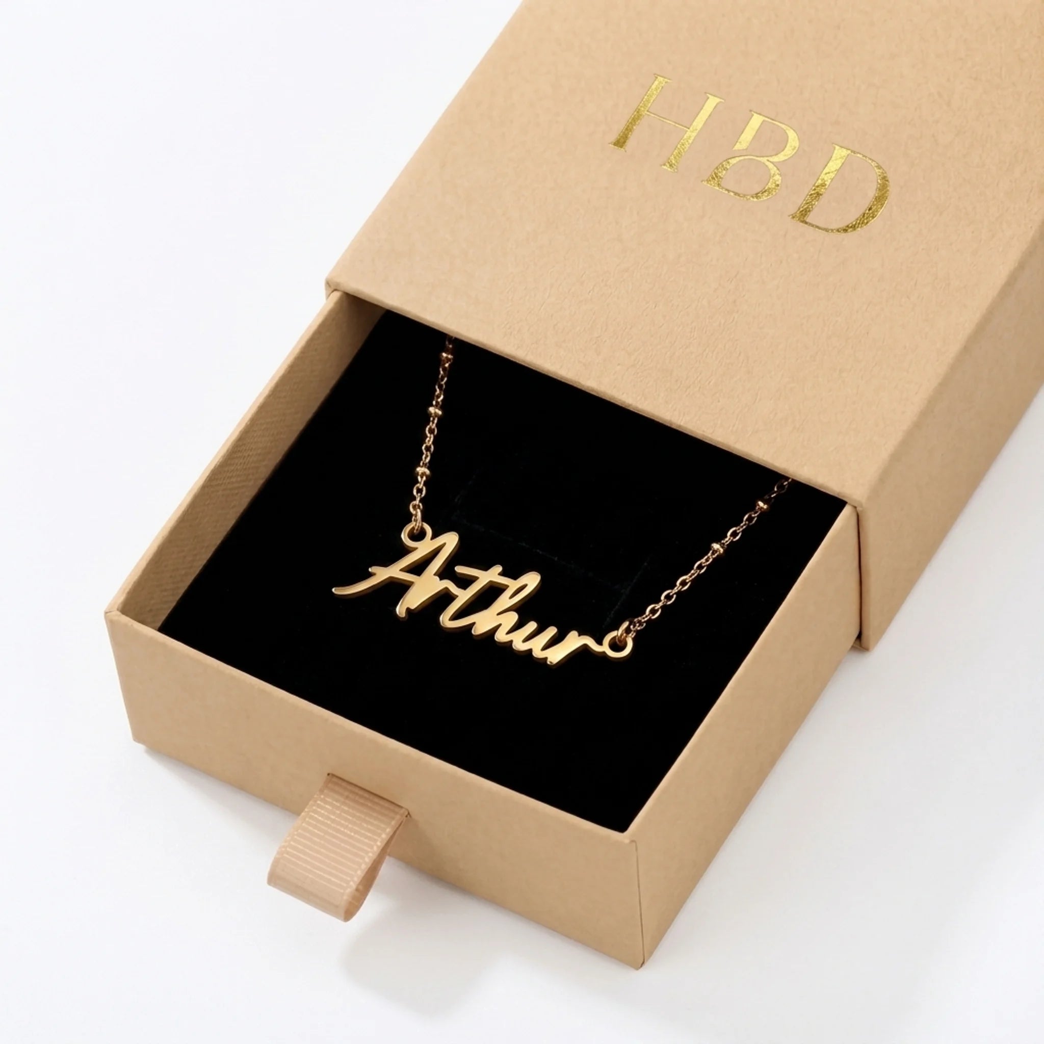 Arthur Name Necklace | 18ct Gold, Silver & Vermeil | Ready to Ship