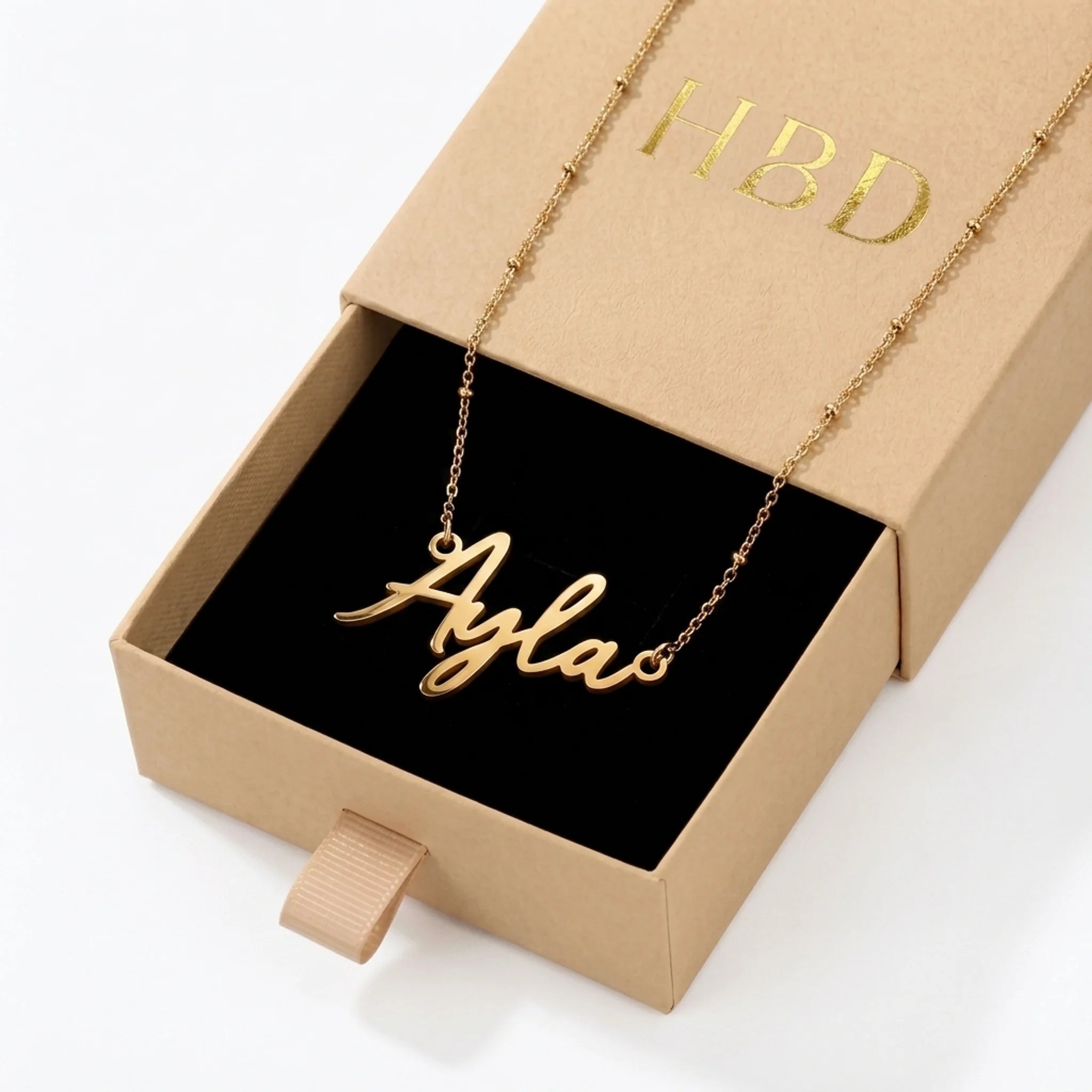 Ayla Name Necklace | 18ct Gold, Silver & Vermeil | Ready to Ship