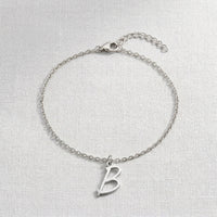 B Initial Bracelet