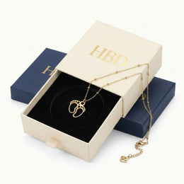 Baby Feet Charm Necklace & Bracelet