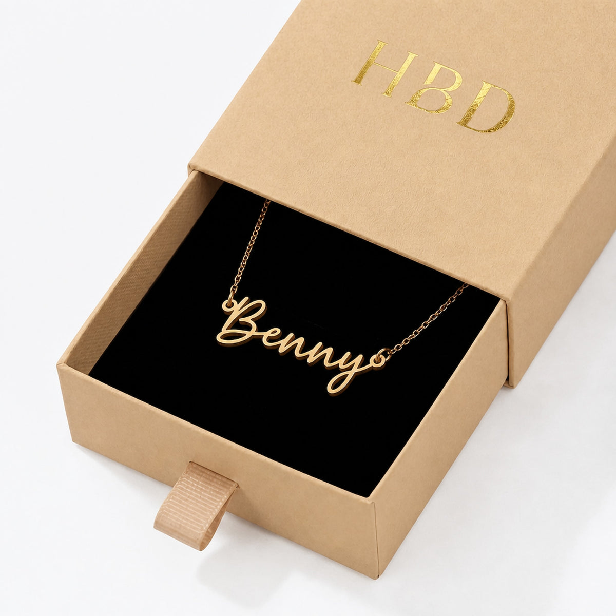 Benny Name Necklace | 18ct Gold, Silver & Vermeil | Ready to Ship